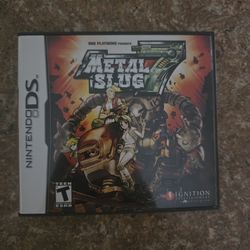 Metal Slug 7 Nintendo DS Complete w/ Soundtrack CD CIB