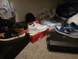 Jordan 1, sb dunk, 3 pairs size 12