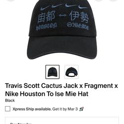 Cactus Jack x Fragment “Houston to Ise Mie” strapback