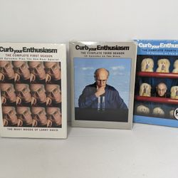 Curb Your Enthusiasm Complete Full Seasons 1, 3, &4 DVDs NEW Sealed 