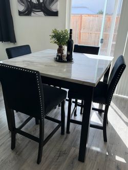 White Marble Table