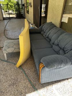 Couch, chair, and foam pad