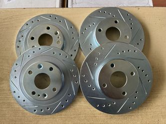 Mazda Miata 94-02 Front And Rear Drill Slot Rotors Pads 