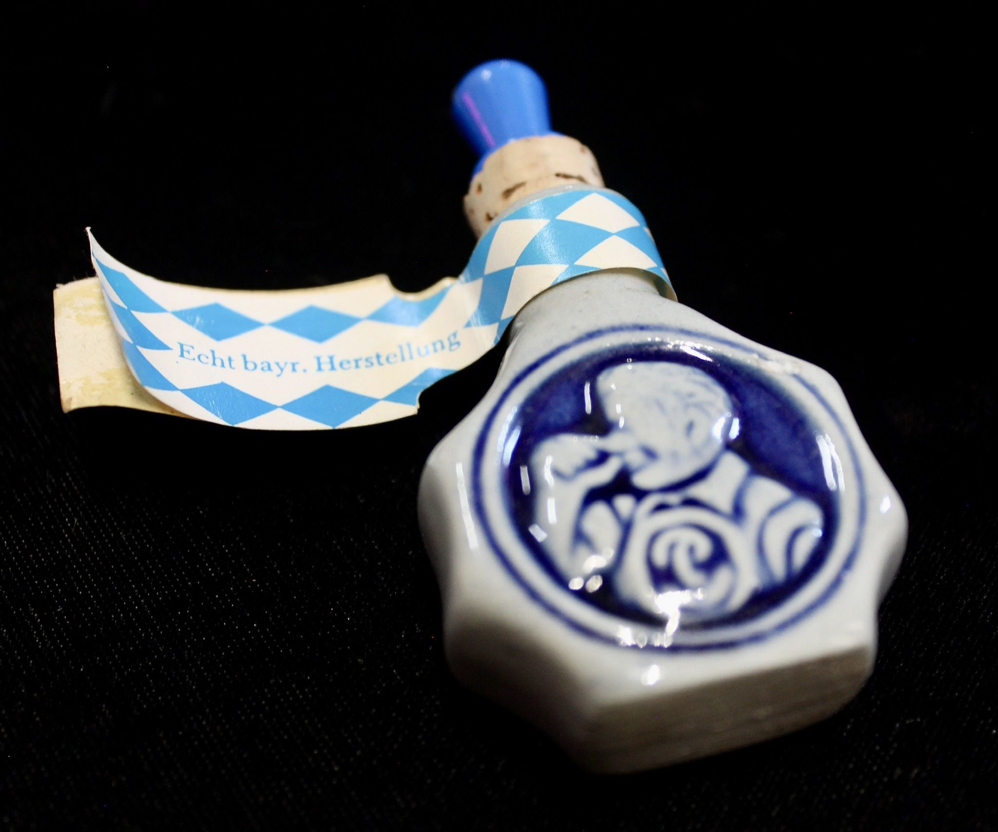 Ceramic German Snuff Bottle 