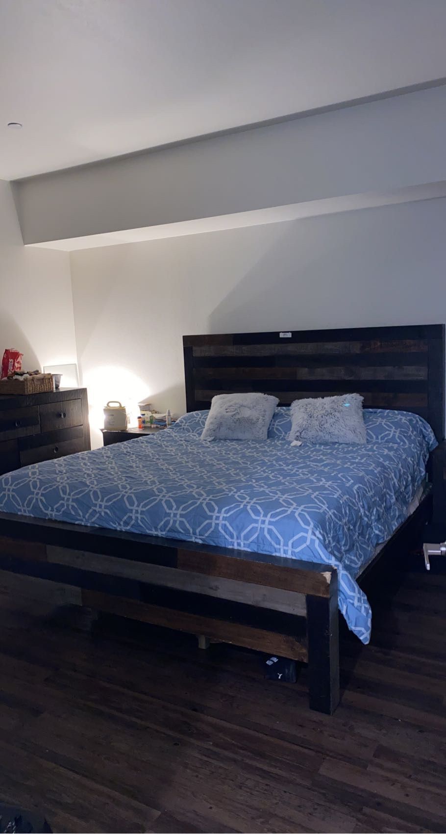 Free King Bed frame (no screws)