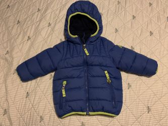 18 Month Fleece Lined Puffer Coat In EUC