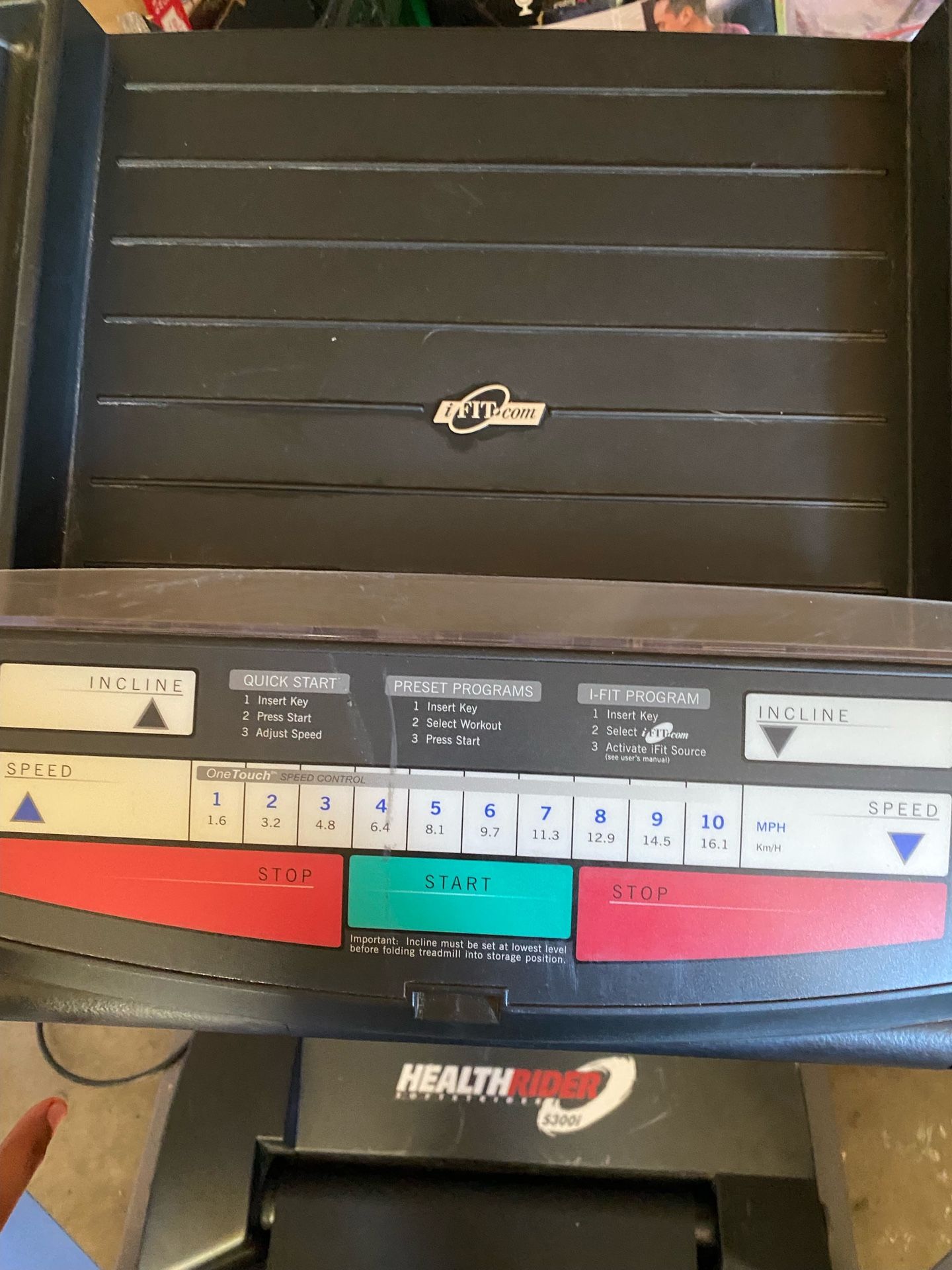 HEALTHRIDER S300I TREADMILLS