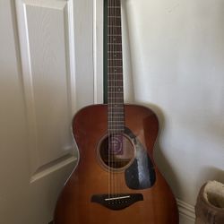 Yamaha Acoustic Guitar FS700S Brown Sunburst 