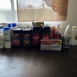 Shampoos, Coffee , Toothpaste