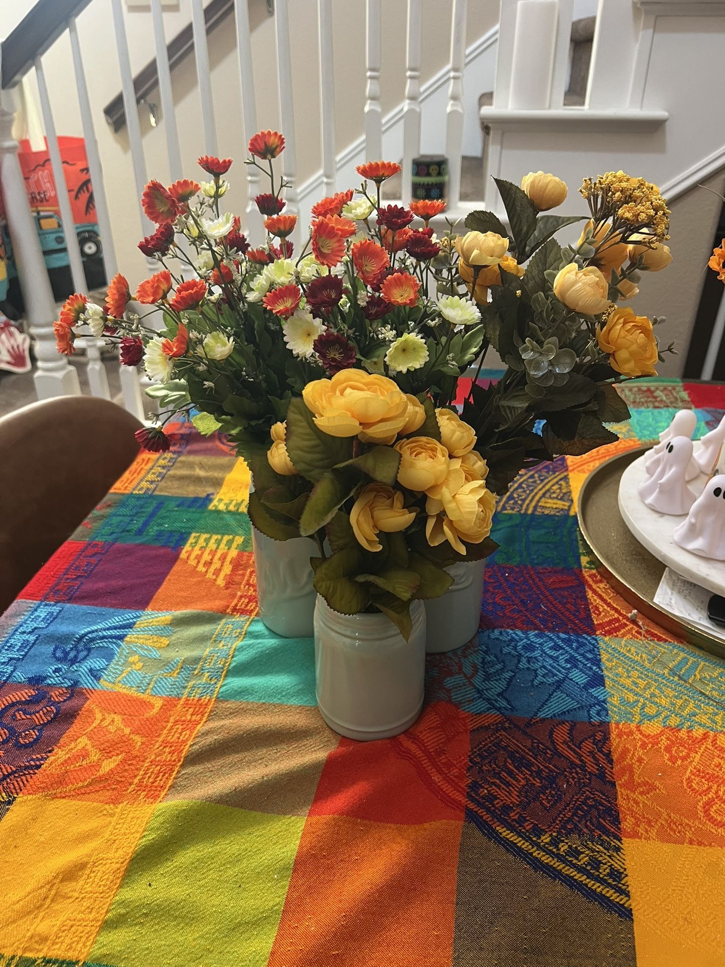 Teal World Market Mason Jar Vases