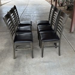 6 chairs $40