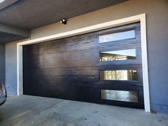 Garage door and opener