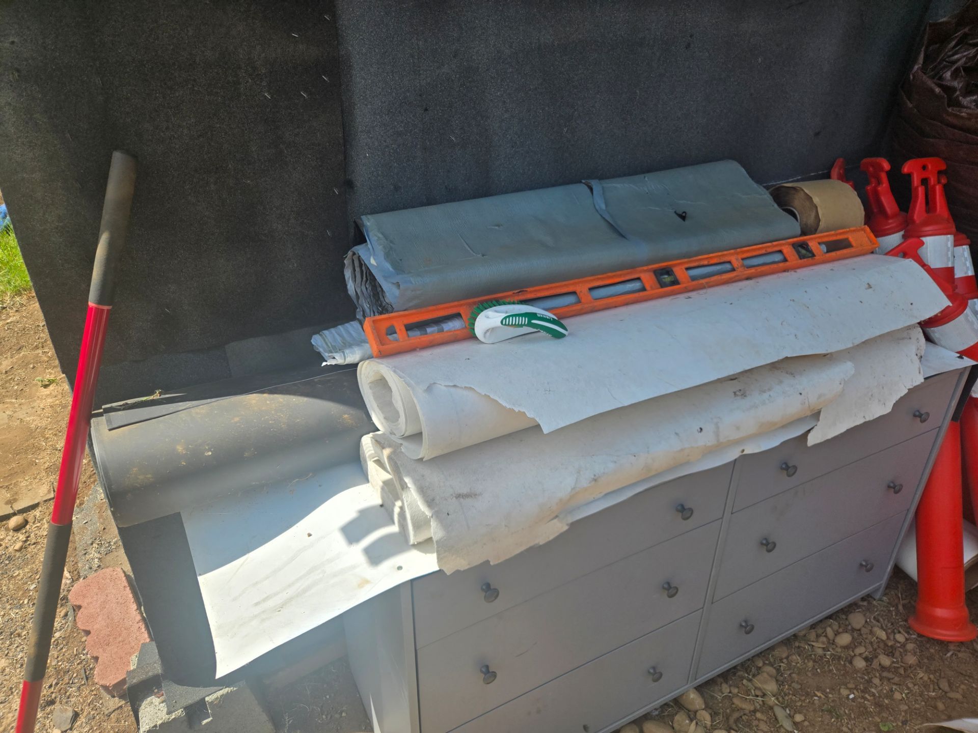 Free roofing and trash