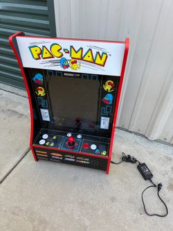 Arcade 1 up Pac-Man  lines on screen