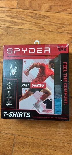 Spyder Pro Series Men’s Active T-Shirts 3-Pack size XL