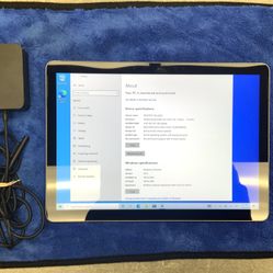 Microsoft Windows Surface 1901 64 GB Storage memory PC Window 10 Intel Pentium 4425Y 4GB RAM 64 Bit Op System Wifi Bluetooth Internet Browser