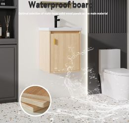 Bathroom Vanity with Ceramic Sink