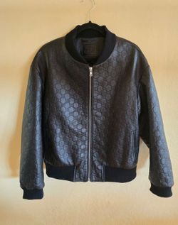 NEW Gucci GG Lamb Skin genuine leather jacket purse  bag - Size Large  $5600