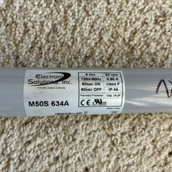  Electronic Solutions Inc. M50RF634APS 6nm 120V 2" Tube Motor 