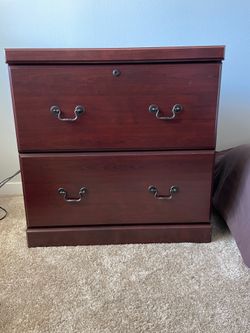 2 drawer file cabinet dresser