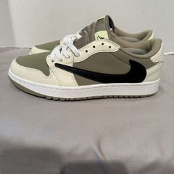 Nike Air Jordan 1 Low OG x Travis Scott Reverse Swoosh Olive Green
