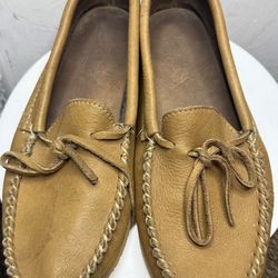 Men's leather moccasins