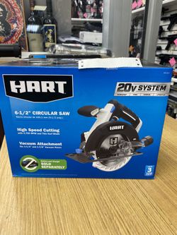 HART 20V Cordless 6.5-Inch Circular Saw (Battery Not Included) HPCS01