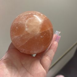 Red Selenite Sphere Ball -stone Ball -