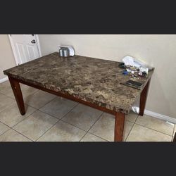 Solid Granite Dining Table 
