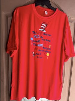 Dr Seuss adult large shirts