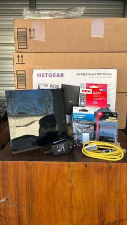 Netgear WiFi Router with Accessories