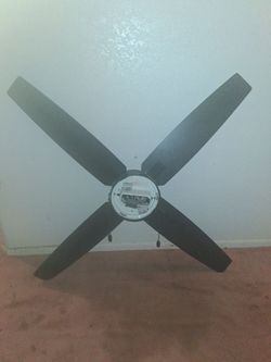 4-Blade Ceiling Fan Dark Brown
