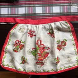 Vintage Holiday Apron