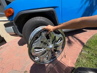 22 Inch Chrome Dvinci Spinner Rims