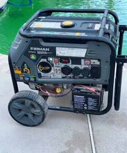Firman T07573 Tri-Fuel Gas Propane Natural Gas Generator 7500W/9400W 120/240V with Electric Start