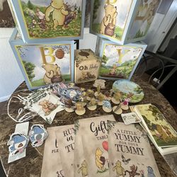 Winnie The Pooh Baby Shower Items