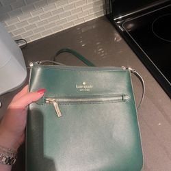 Green Kate spade Crossbody