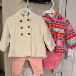 Baby Girl Sets Size 6 Months 