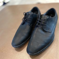 ECCO Men’s Black Leather Dress Shoes EU 43 9-9.5