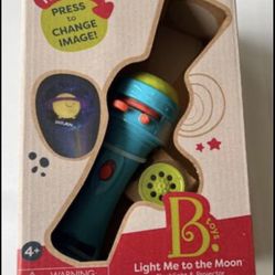 Brand New Kids Flashlight - B Toys Light Me To The Moon
