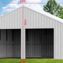 New Galvanized Metal Garages & Sheds