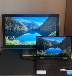 Hewlett Packard Widescreen HP 2509m LCD 25” Color Monitor Works Perfectly Great Picture!