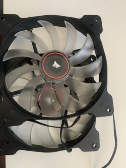 Air Series™ AF140 LED Red Quiet Edition High Airflow 140mm Fan