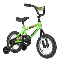 Dynacraft 12” Kids Bike Major Damage BMX Style Training Wheels New