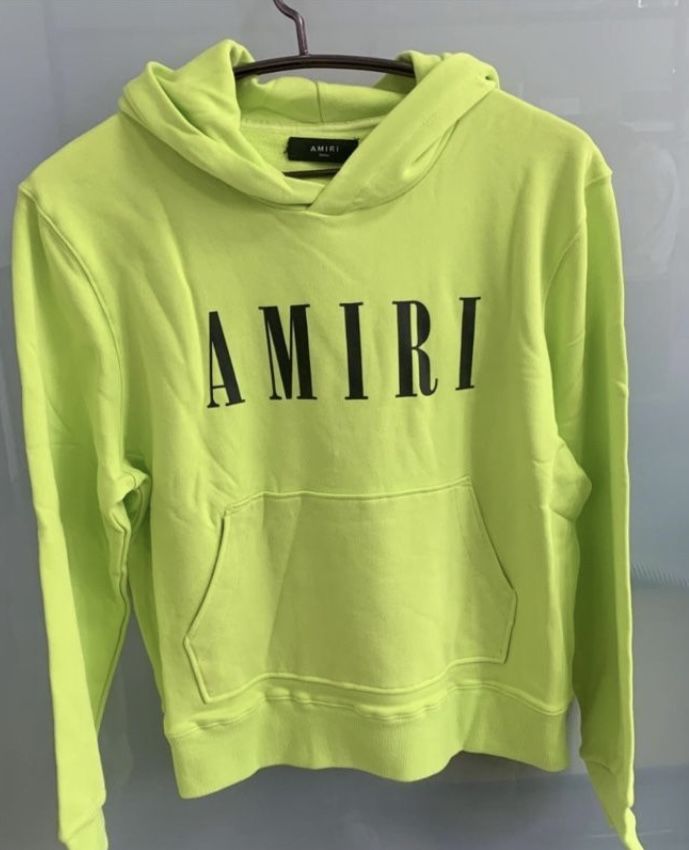 Amiri By Rich Boys, Yellow , Green Hoodie Size14boys