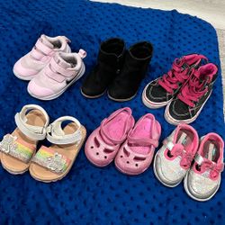Toddler Girl Shoes All Size 6 C