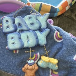 Ceramic baby Boy Decor 