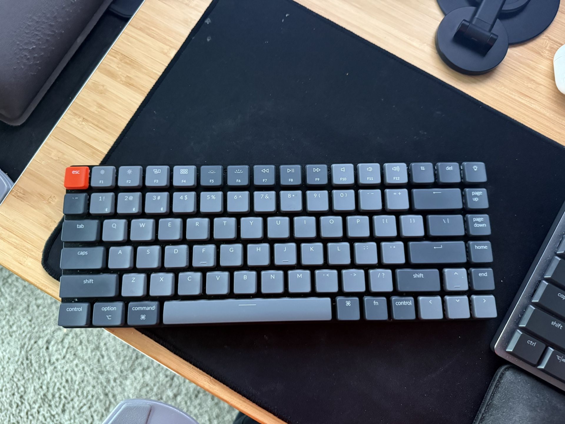 Keychron K3 Version 2, 84 Keys Ultra-Slim Wireless Bluetooth/USB Wired Mechanical Keyboard with White LED Backlit, Low-Profile Gateron Mechanical Brow