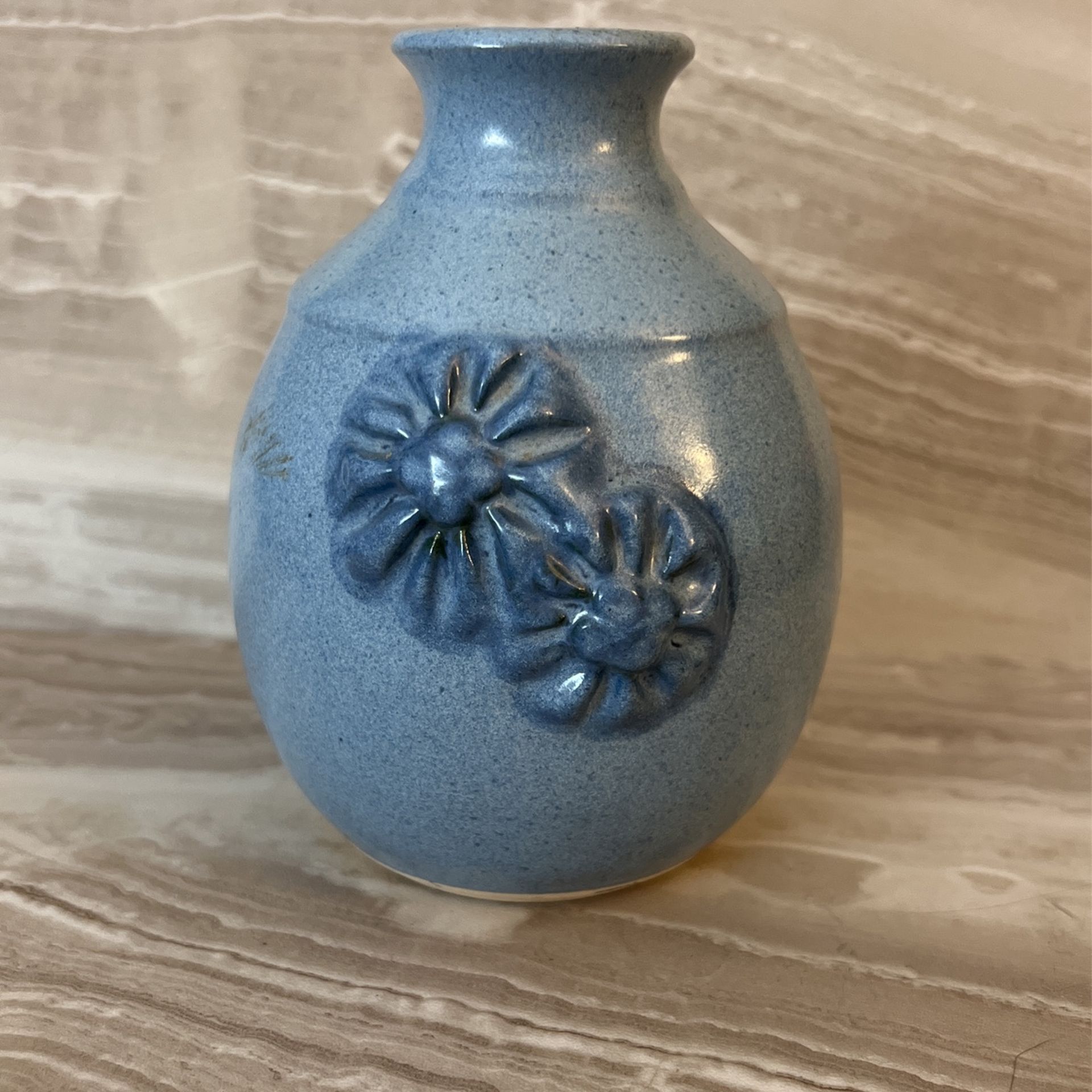 Vase Dekrech Original Handcrafted Blue Pottery Vase