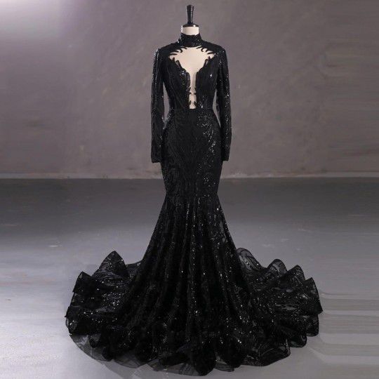Size 16 Black Wedding Or Prom Dress